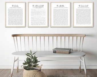 Restoration Proclamation, The Family Proclamation to the world, The Living Christ and The Articles of Faith Set, Digital print Set of 4