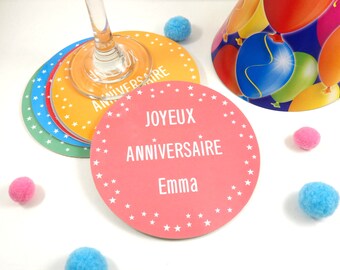 Sous Bock Prenom Etsy France
