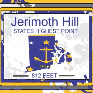 Jerimoth Hill, Rhode Island - High Point Sticker