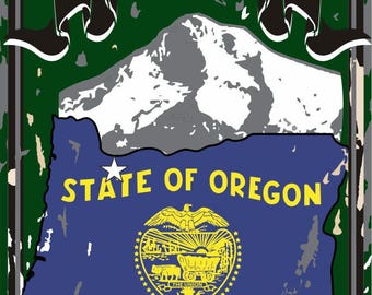 Mt. Hood, Oregon - High Point Sticker