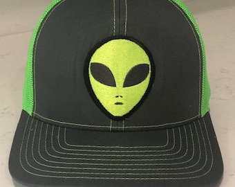 Alien Head Trucker Hat