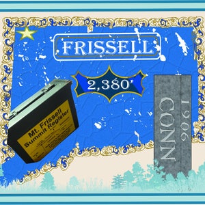 Mt. Frissell, Connecticut - High Point Sticker