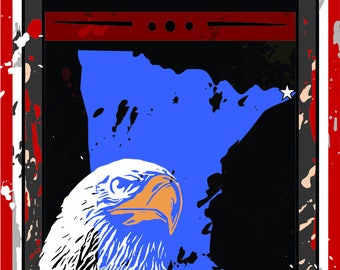 Eagle Mountain, Minnesota - High Point Sticker