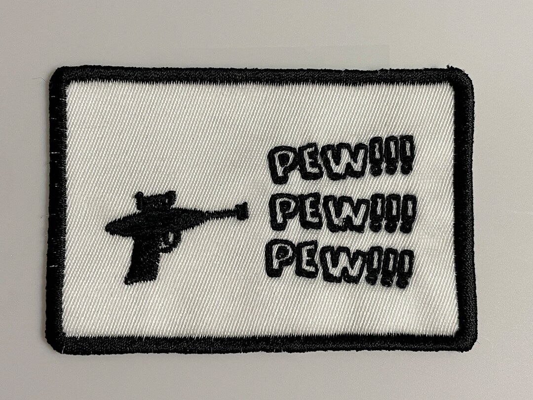 Pew Pew Pew Patch - Etsy