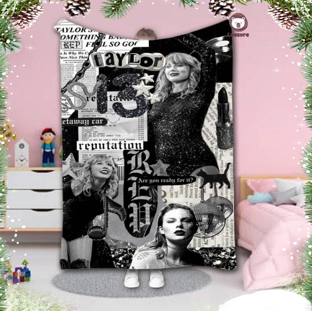 Taylor Swift Blanket Swiftie Blanket Vintage Style Eras Etsy