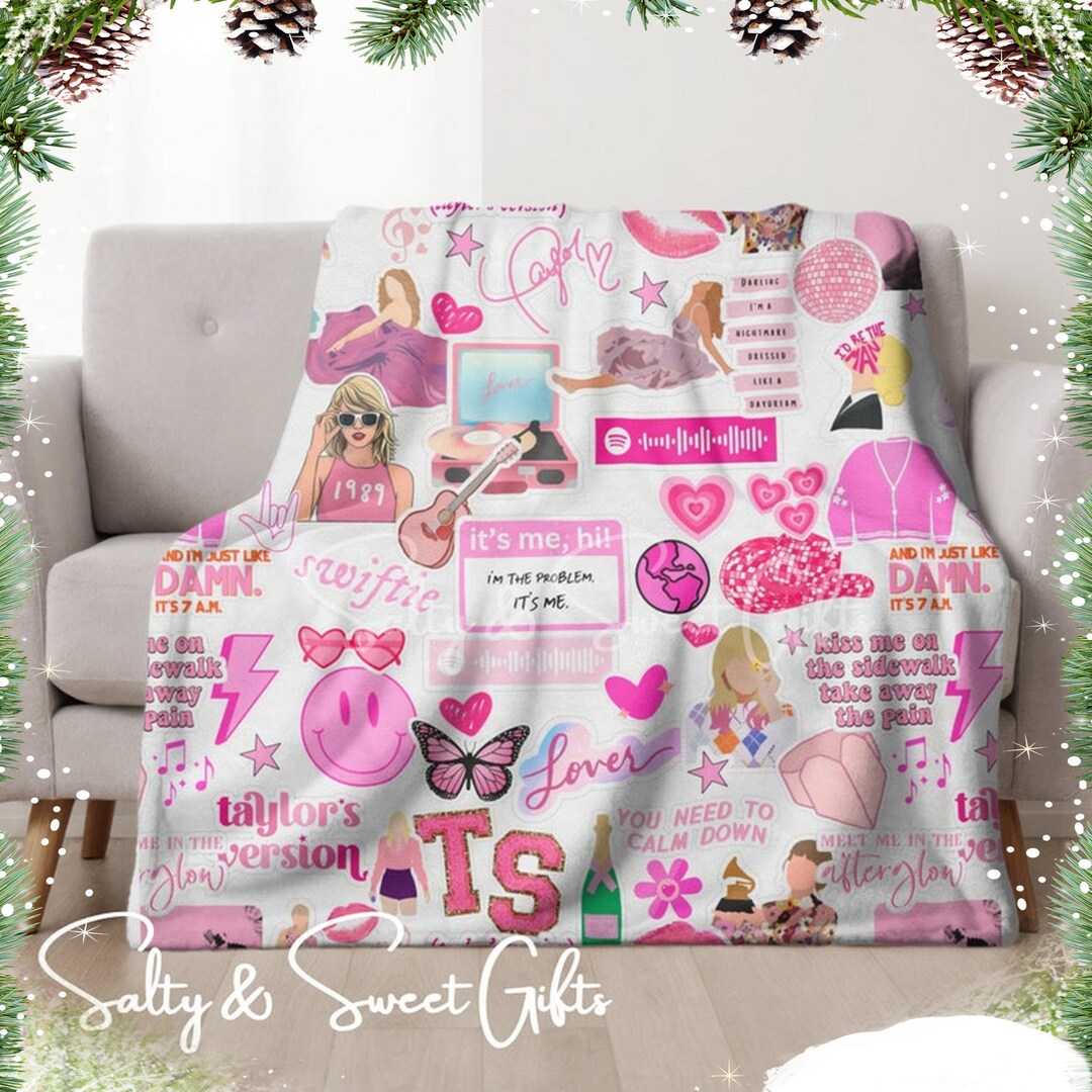 Taylor Swift Blanket Taylor Swift Merchandise Taylor Swift Etsy