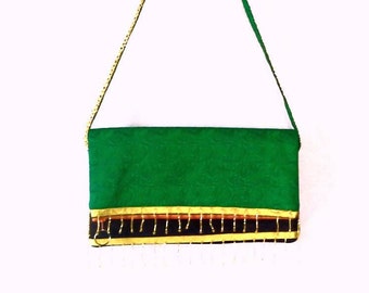 Handgemachte Foldover Clutch Geldbörse