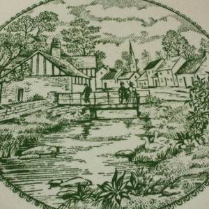 Motif plate collection plate vintage