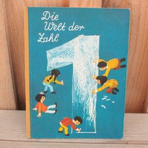 vintage The World of Numbers First Grade School Children 1965 Oldenburg Verlag Munich Mathematics Learning to Count School Book
