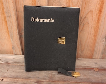 Dokumentenmappe Sammelmappe vintage Ordner