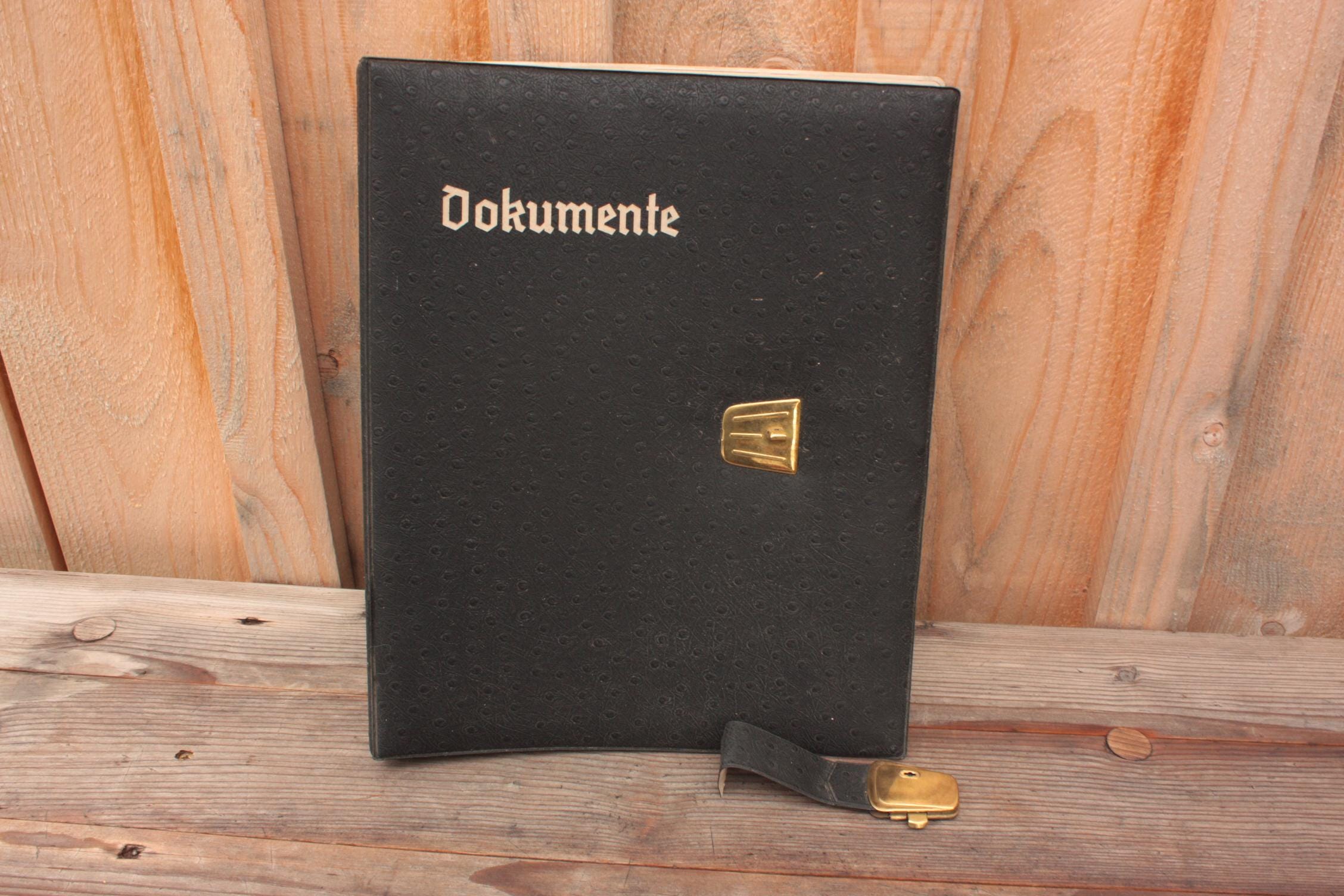 Carpeta de documentos carpeta vintage