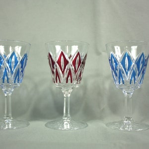 Liqueur glasses Wine glasses vintage