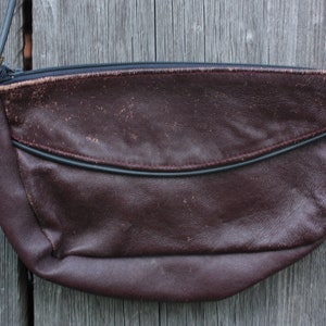 vintage small brown handbag bag purse shoulder bag