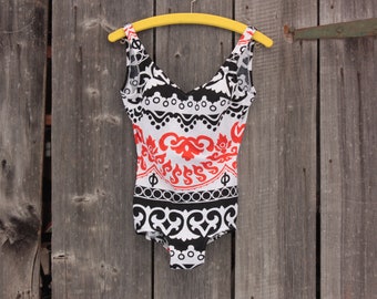 Swimsuit 60s 60s one piece vintage swimwear S