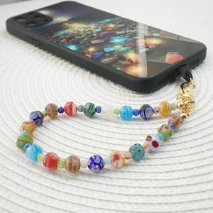 Pulsera para teléfono con cuentas