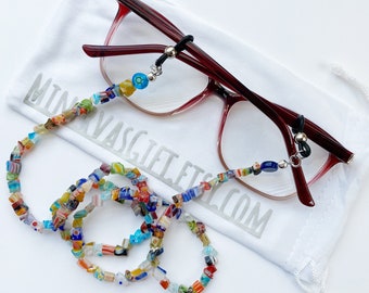Eyeglass Chain - Beaded Glasses Chain - Lanyard for Glasses - Sunglasses Chain - Eyeglass Necklace - Face Mask Lanyard - Gift for Teacher