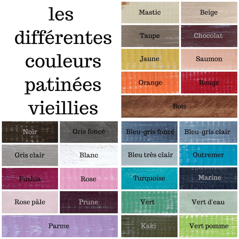 panneau fléché 3 couleurs en bois pour décoration murale personnalisable autres couleurs