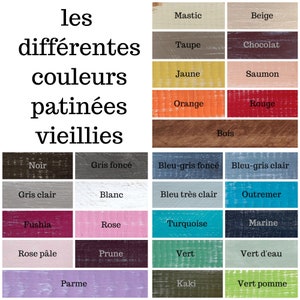 tableau 2 couleurs en bois pour décoration murale personnalisable image 4