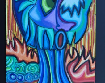 Es ahora o nunca dibujo al óleo pastel