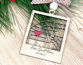 Home Map Ornament