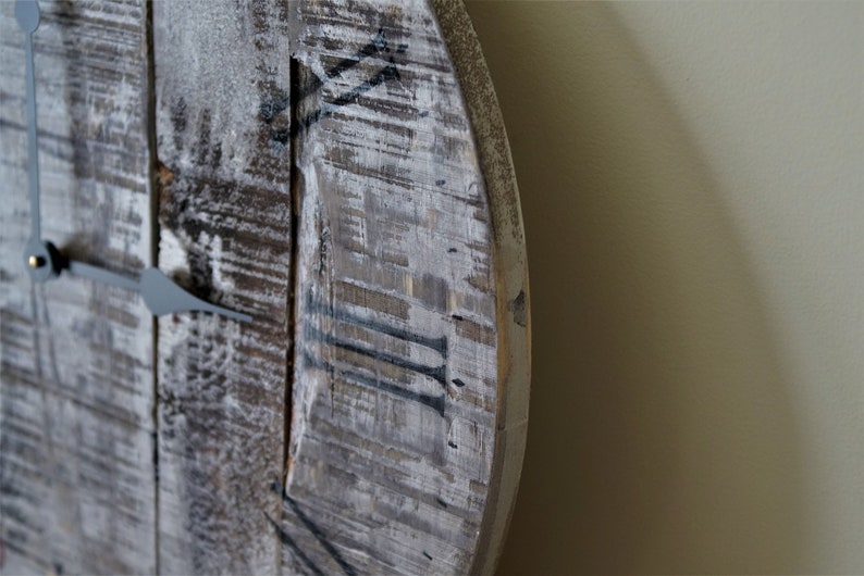 Rustic 24 farmhouse clock.