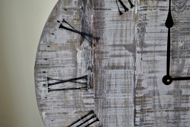 Rustic 24 farmhouse clock.