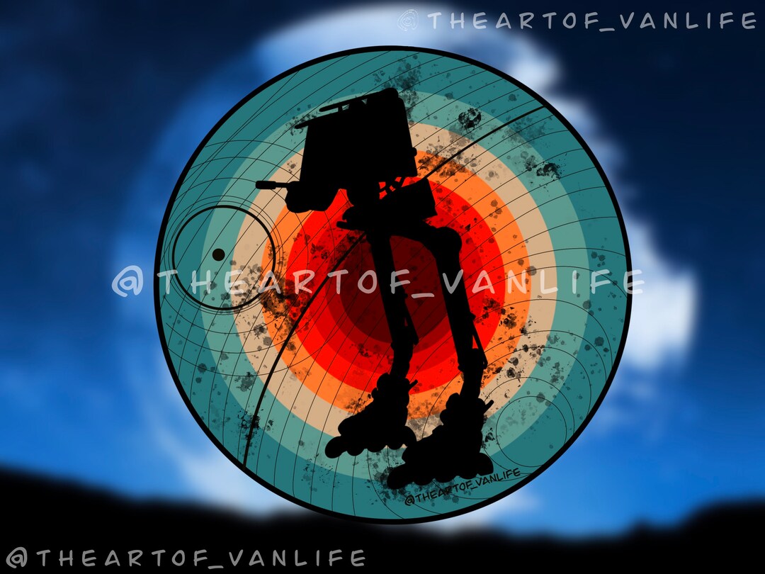 AT-ST Sticker, Starwars Stickers, Starwars Vinyl Sticker, Starwars ...