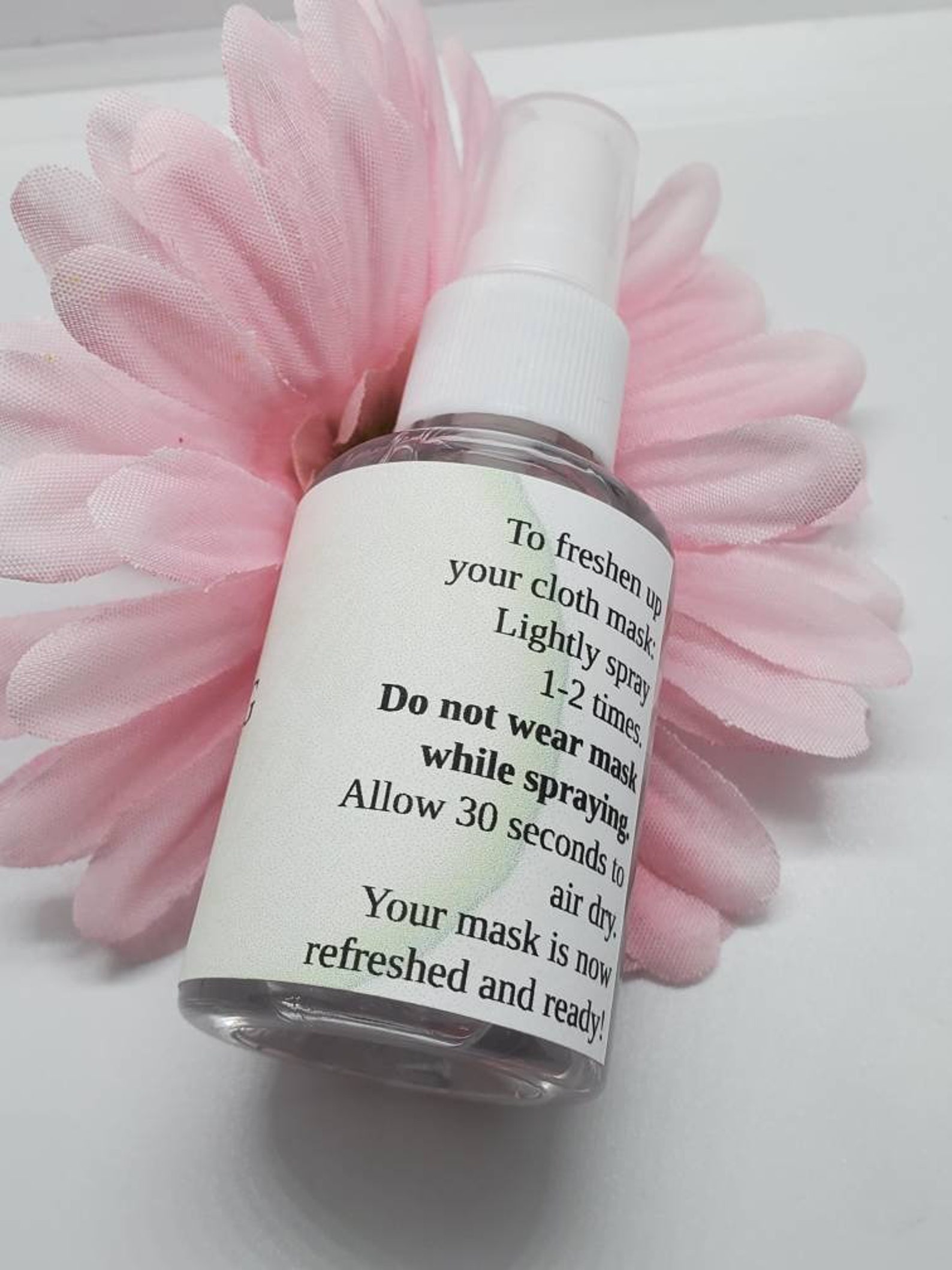 Face Mask Refreshing Spray Etsy