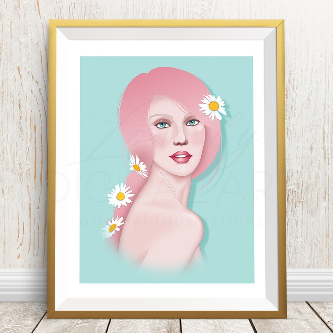 Fashion Print Beauty Print Feminine Wall Art Glamourous Etsy