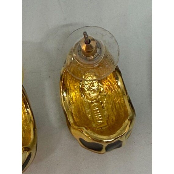 KJL Kenneth Jay Lane (2) Animal Print Earrings fo… - image 8