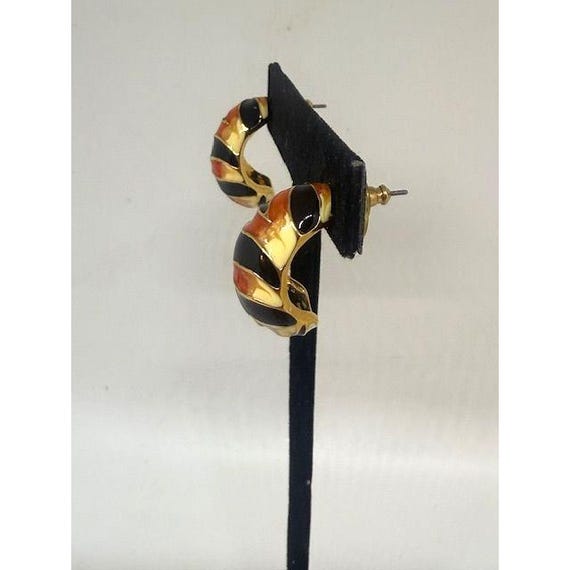 KJL Kenneth Jay Lane (2) Animal Print Earrings fo… - image 4