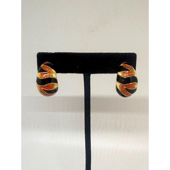 KJL Kenneth Jay Lane (2) Animal Print Earrings fo… - image 3