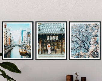 Modern Art Home Decor- Print - Japan - Tokyo - Asia - Cherry Blossom