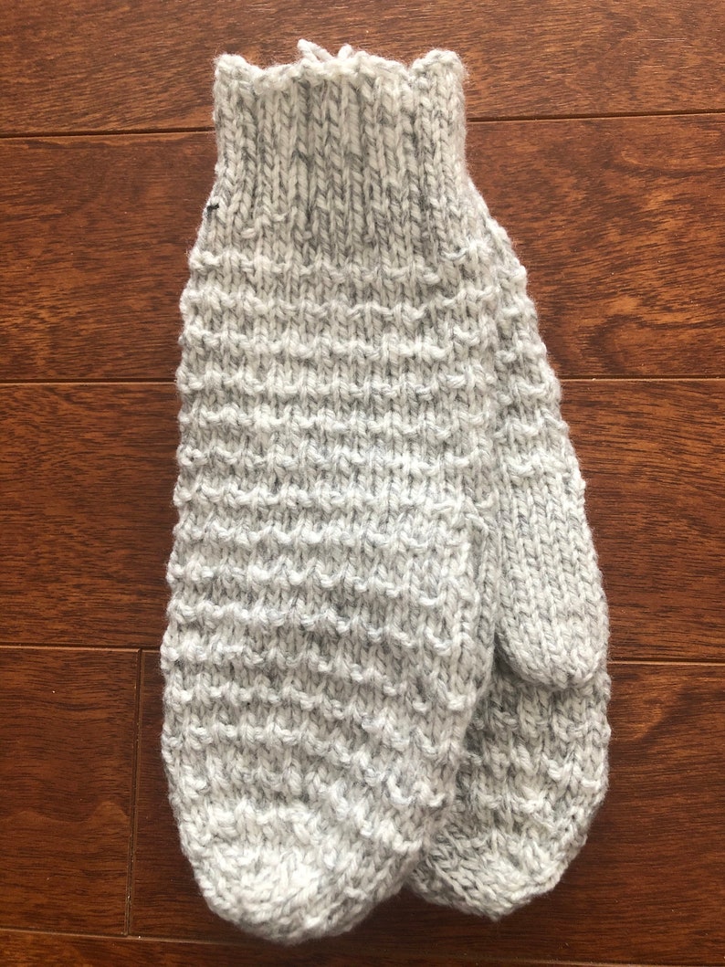 Newfoundland Hand Knit Mittens Etsy