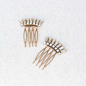 1 Hochzeitskamm, Dutt-Kopfschmuck, Haarnadel mit Kristallperlen. Böhmisches, zartes, romantisches, zauberhaftes Accessoire. Brautfrisur