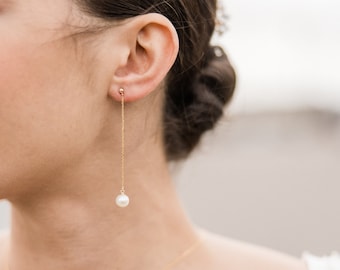 Lotus - 14k gold earrings
