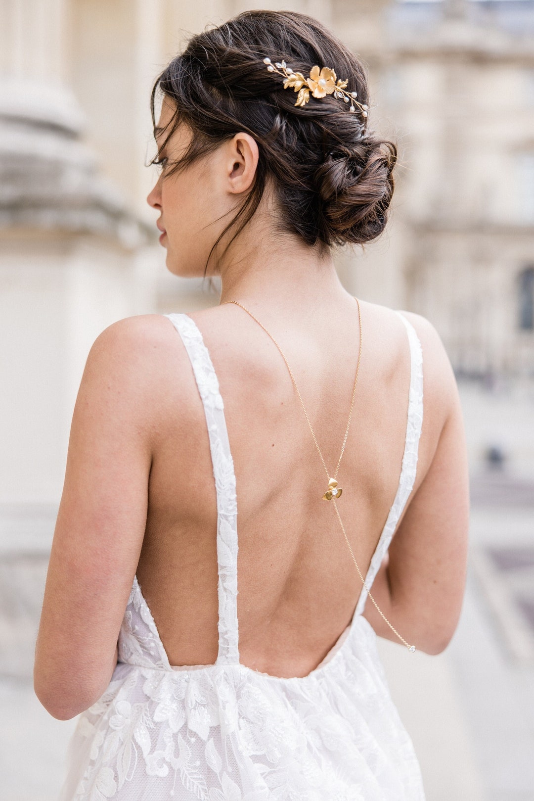 Narcissus Boho Hair Stick Etsy