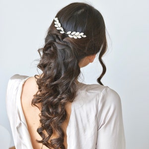 Crown leaf wedding tiara crystals vine tiara headpiece, accessory application bridal boho, romantic fairy minimalist