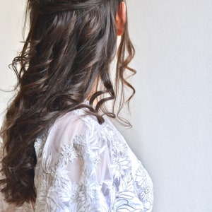 Peignes, étoiles, starburst, pinces, barrettes, couronne, tiare, diadème, celeste, mariée, or, bronze, cheveux mariage, bohème, coiffure image 6