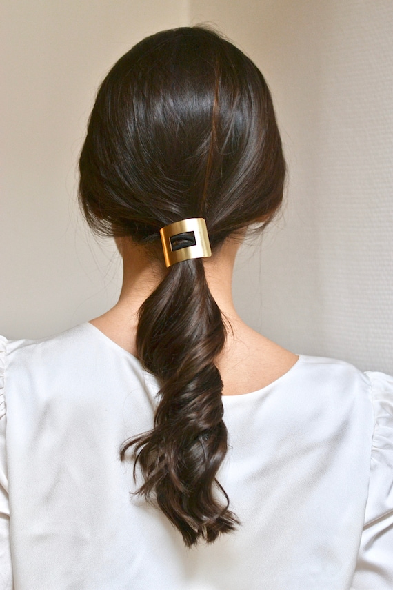 Scrunchie Per Capelli Con Stampa Leopardata A Doppio Strato - Foto 5