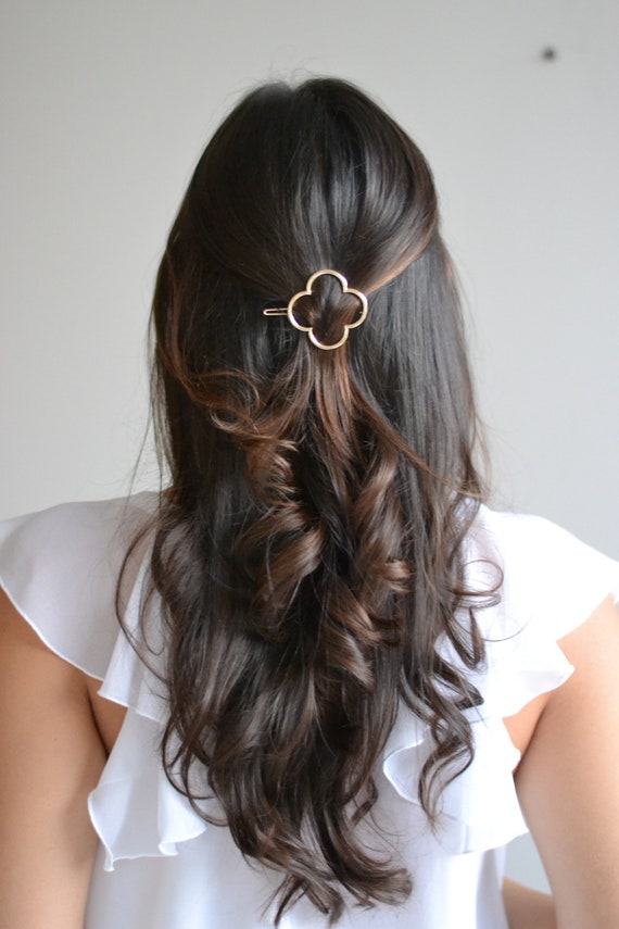 Barrette, peigne, pince, clip trèfle demoiselle d'honneur, mariage