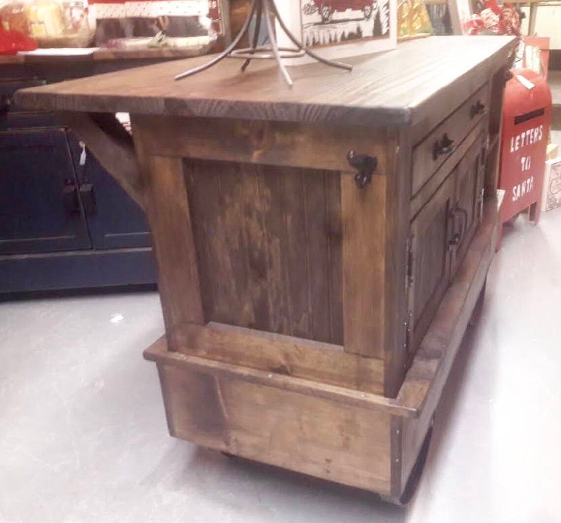 Unique Custom Farmhouse Kitchen Island Etsy