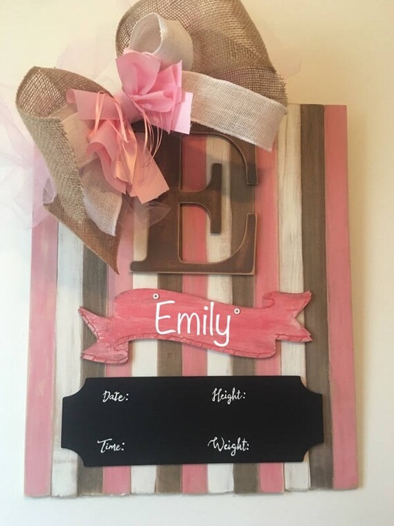 hospital door birth announcements