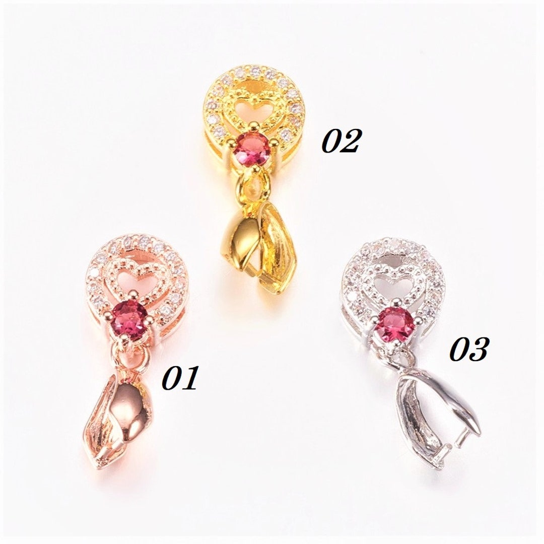 50 Breloques Strass Zircone Cubique En Laiton – Lot Assorti Multicolore Pour Création Bijoux DIY