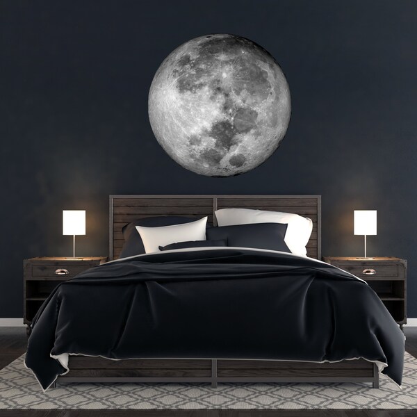 Moon Decal Etsy