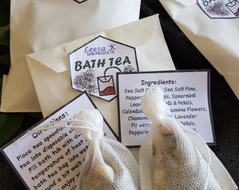 Bath Tea Samples, Bath tea, Bathe and Shower, Bath Salts, Self-care Products, Bath time, Bath & Beauty, Bath Scrubs.