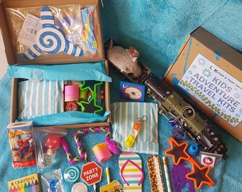 Kids Adventure Kit, Children's Activity Bag, Birthday Pack, Boredom Buster, Busy Box, Boys only Box, Rainy Day Box, Travel Kits.