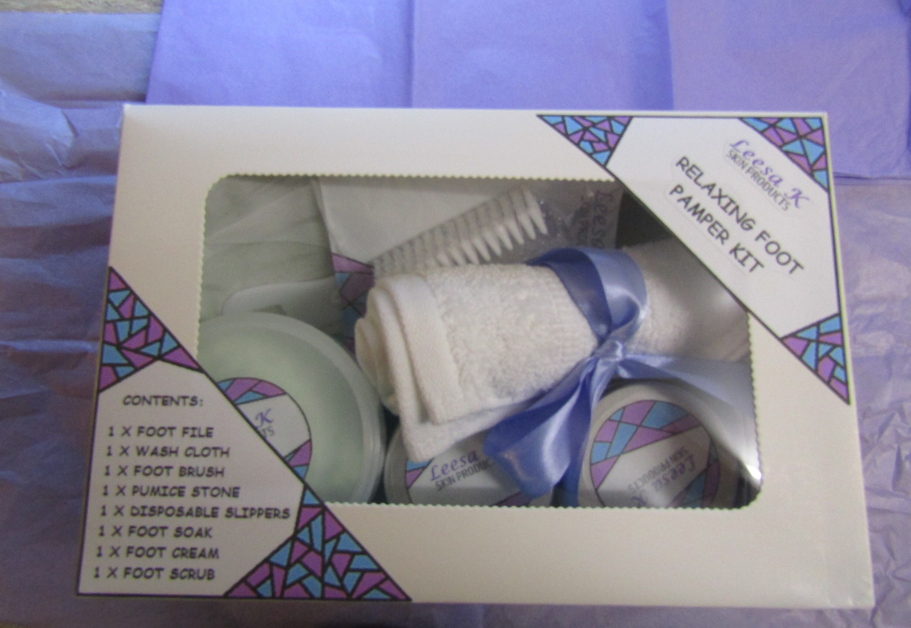 Peppermint foot pamper kit Pamper hamper Relaxing foot Etsy
