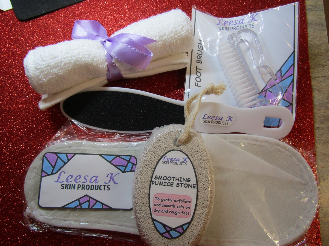 Lavender Foot Kit Lavender Pamper Foot Kit Hamper Pamper Set Etsy