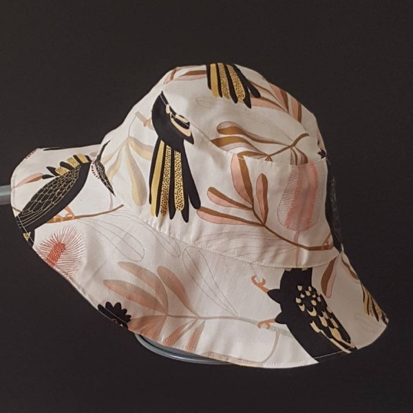 OUMU reversible bucket hat, summer hat, gift for her, teen sun hat, bucket hat, women’s hat